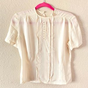Vintage cream top